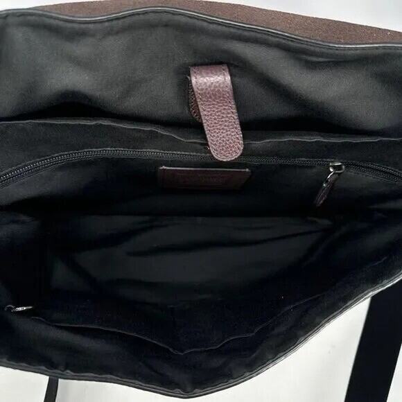 Coach Hudson Commuter Bag Oxblood Pebbled Leather Briefcase - Picture 6 of 12